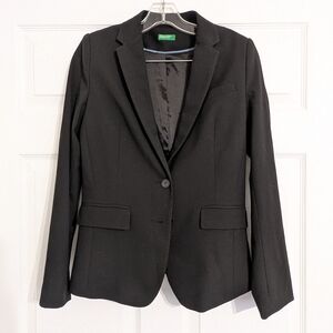 United Colors of Benetton Black Suit Blazer – Women’s Size 2 (EU 38)